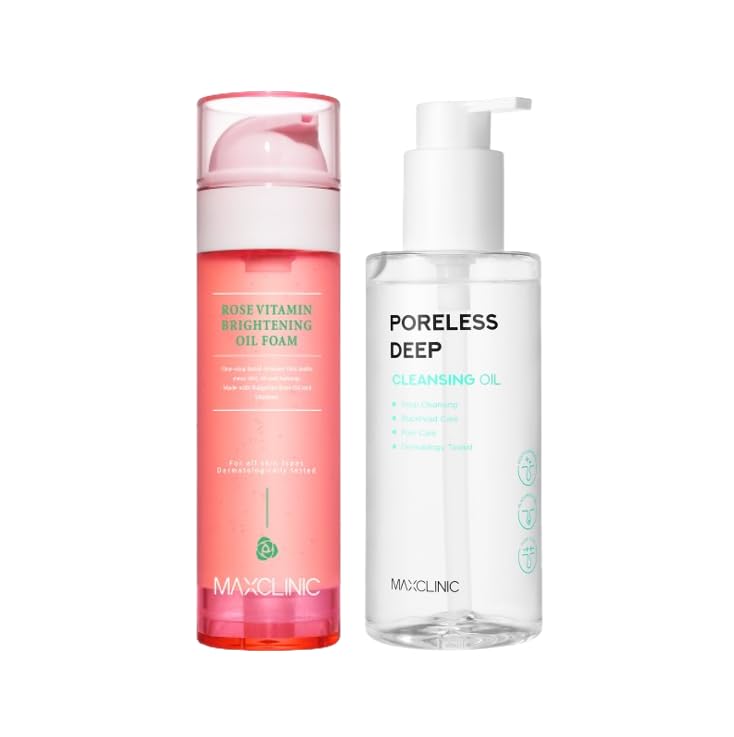 Rose Vitamin Oil Foam + Poreless Deep Cleansing Oil Gift Set