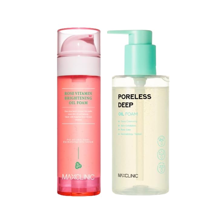 Rose Vitamin Oil Foam + Poreless Deep Oil Foam Gift Set